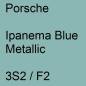 Preview: Porsche, Ipanema Blue Metallic, 3S2 / F2.